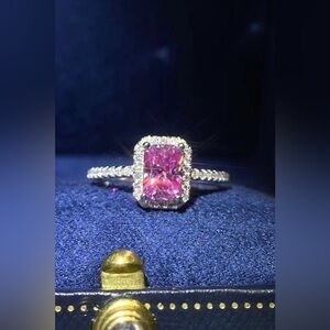 Stuck On You 2 Carat Moissanite Ring